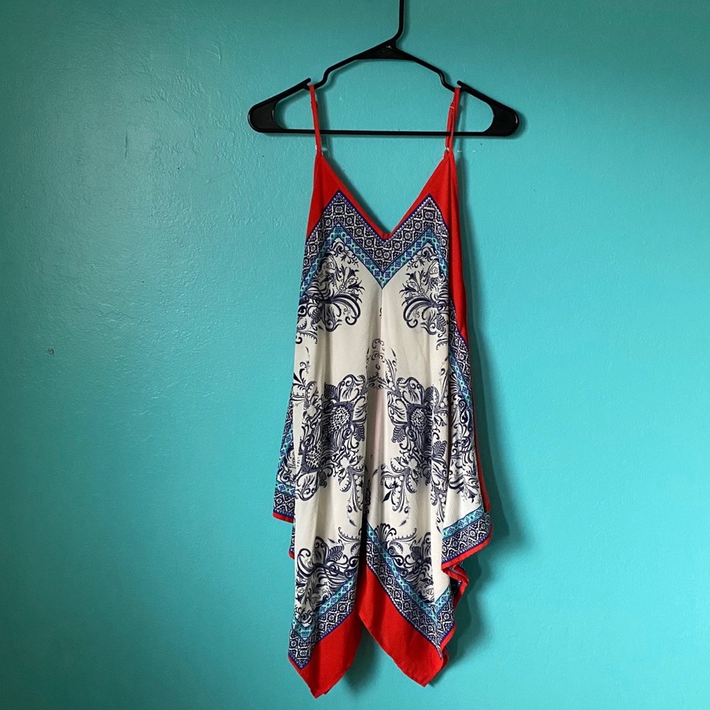 Flowy Patterned Lightweight Dress